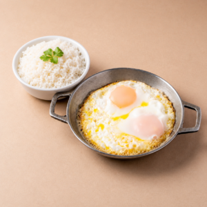 Huevos con arroz