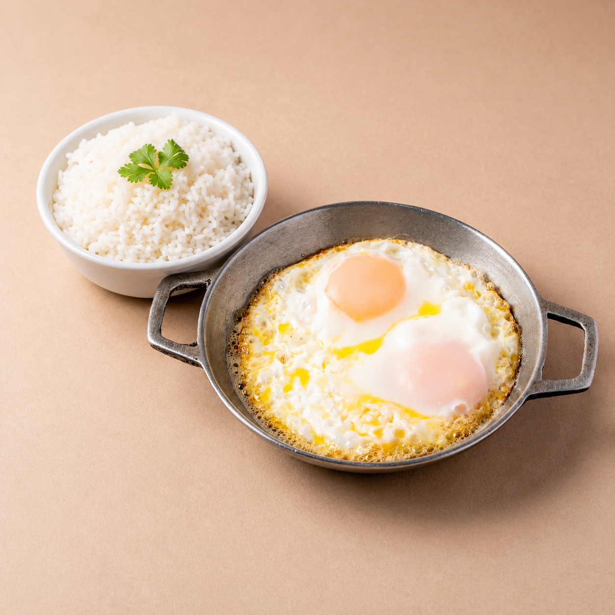 Huevos con arroz